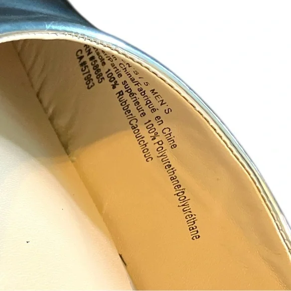 Nordstrom’s brand BP. - Silver Block Heel Mary Jane Shoes with Ankle Strap sz 7 - Picture 9 of 9